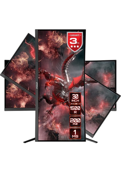 Optix MAG301CR2 29.5” 1ms 200Hz FreeSync Premium VA WFHD Curved Gaming (Oyuncu) Monitör