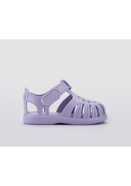 S10271 Tobby Solid Çocuk Sandalet Leylak