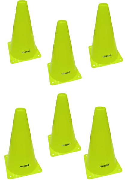 Hn-23 Küçük Huni 23 cm Yeşil 6lı