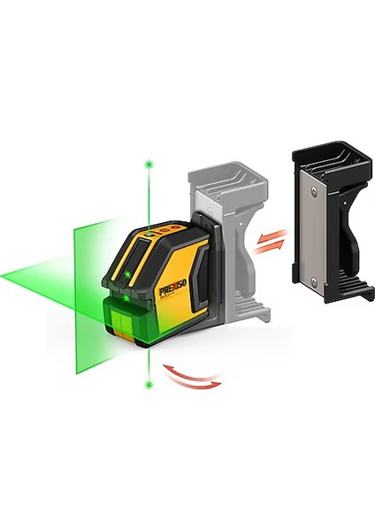 P2LC15G Çapraz ve Nokta Lazer (Yeşil)