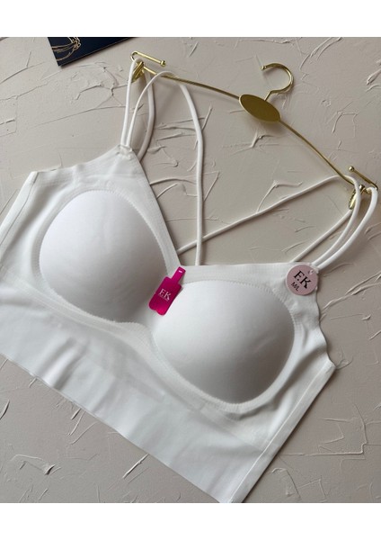 Carma Arkası Çapraz Dekolte Ice-Silk Balensiz Dikişsiz Push-Up Ithal Spandex Sütyen/büstiyer fiyatları