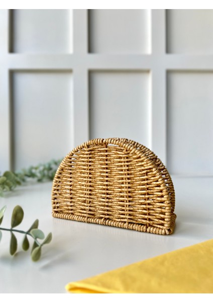 Rattan Oval Peçetelik