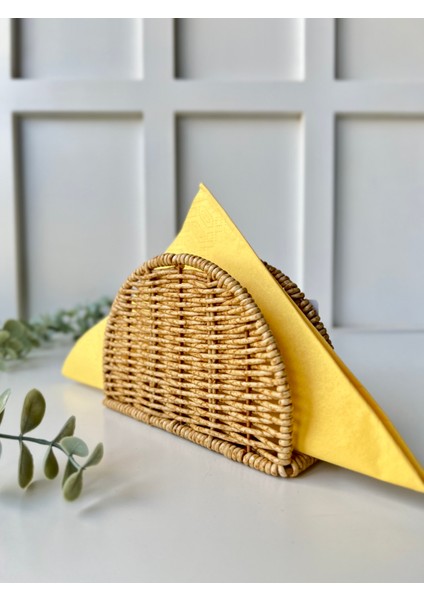 Rattan Oval Peçetelik