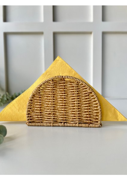 Rattan Oval Peçetelik