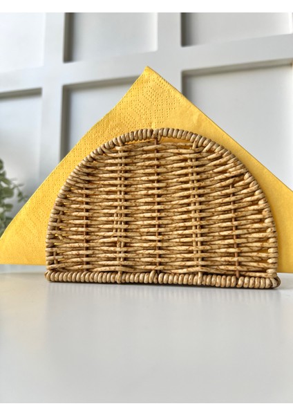 Rattan Oval Peçetelik
