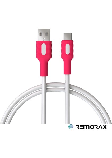 Coral Hızlı Şarj Usb Type A Type-C 150 Cm 3.0a Beyaz Kablo Beyaz-Pembe Uçlar fiyatları
