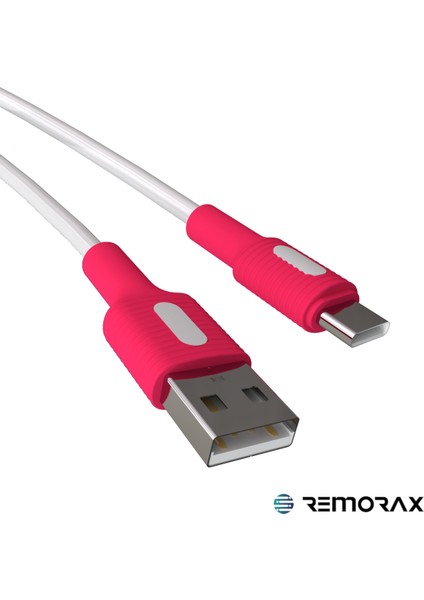 Coral Hızlı Şarj Usb Type A Type-C 150 Cm 3.0a Beyaz Kablo Beyaz-Pembe Uçlar modelleri