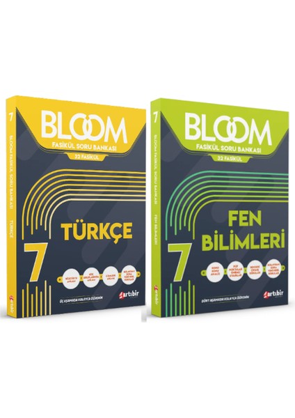 7. Sınıf Bloom Türkçe - Fen Bilimleri Fasikül Soru Bankası 2 Kitap