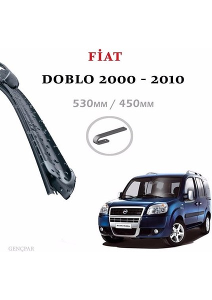 Fiat Doblo 2000-2010 Silecek Takımı (Cam Sabunu Hediyeli)