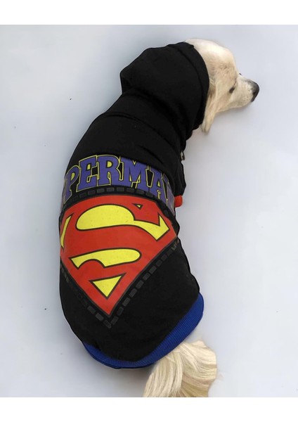 Superdog Gerçek 3 Iplik 10 35 kg Büyük Irk Köpek Sweatshirt