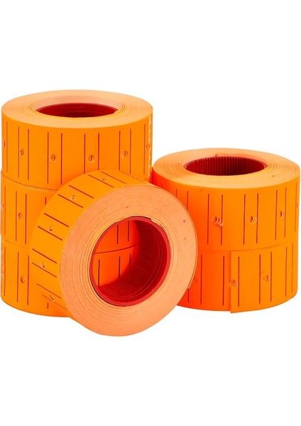 Fiyat Etiketi 12X21MM Fosforlu Turuncu 6lı