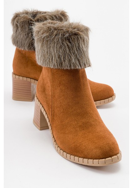 Kadın Kürklü Bot TABA SÜET