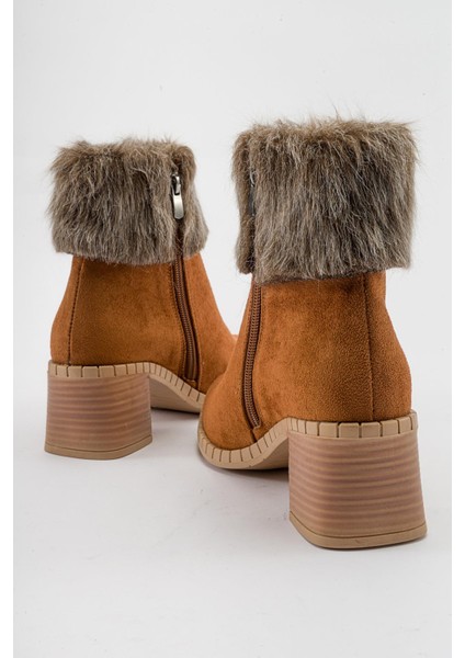 Kadın Kürklü Bot TABA SÜET fırsatları
