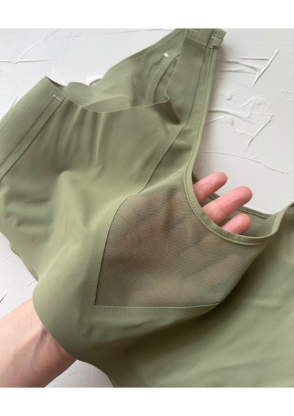 Isabel Tül Detaylı Ithal Dikişsiz Balensiz Ice-Silk Bralet-Spor Sütyeni -681 indirimleri