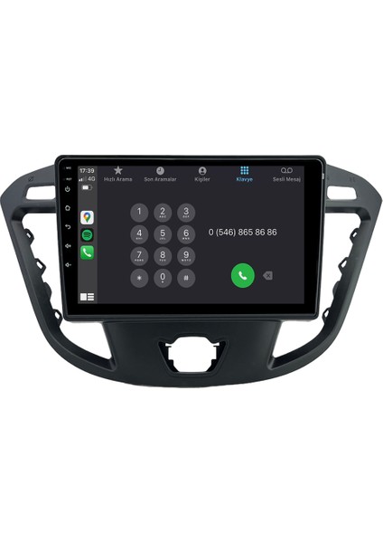 Ford Custom (2015-2018) Android 14 Multimedya Carplay 10 Inch 4 GB Ram / 64 GB Hafıza CRV-4114XD