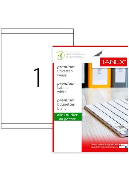 Laser Etiket Kod 2100 x 210MM x 280MM fırsatları