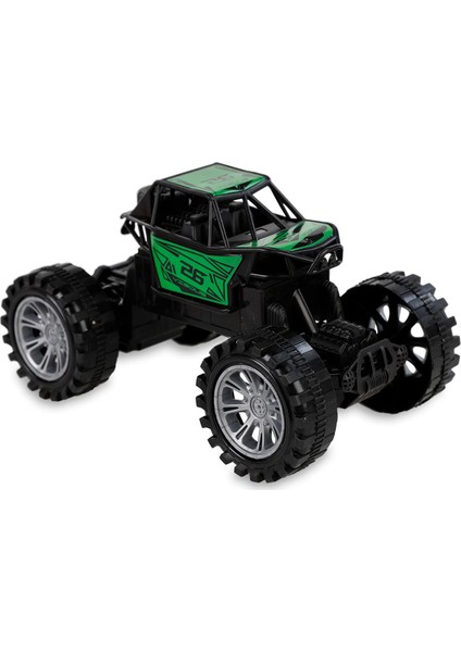 Rock Crawler Off-Road Metal Görünüm,yarım Fonksiyonlu U/k Dağda, Çölde, Kayada Giden Buggy Jeep 1:22