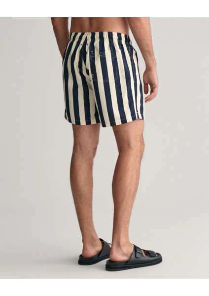 Erkek Lacivert Regular Fit Çizgili Mayo Şort 922416002.433 modelleri