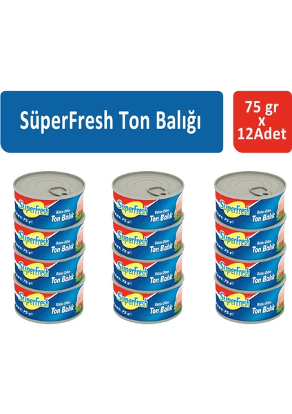 Ton Balığı 75 gr x 12 Adet