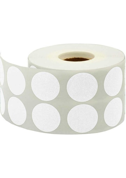 Nokta Etiketi 25 mm 2500 Etiket Beyaz