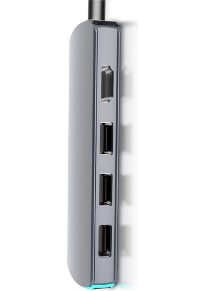 W20 8in1 4K Hub Dönüştürücü - Gri 346109
