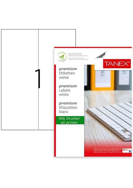 Laser Etiket Kod 2297 x 105MM x 297MM fırsatları