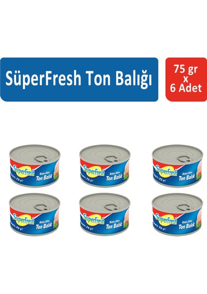 Ton Balığı 75 gr x 6 Adet