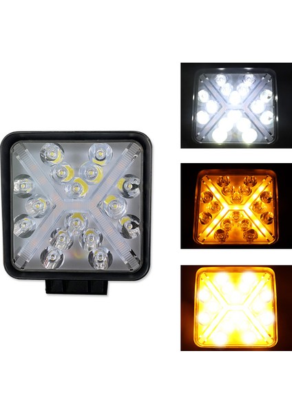 Çalışma Lambası Çakar Sinyalli 12-32V 10,8 X12CM Adet / LASS343