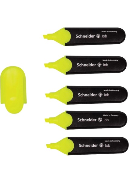 Schneıder Fosforlu Kalem Sarı 1-4.5 mm ( 5 Adet )