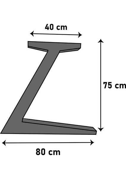 Masa Ayağı (2 Adet) Sağ - Sol