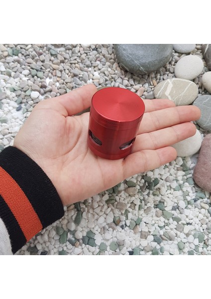 Mini Boy Kırmızı 40 mm. Grinder Herbal Parçalayıcı pt96kr modelleri