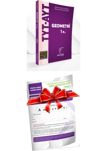 TYT-AYT Geometri 1. Kitap Mps (Modüler Piramit Sistemi) + TYT Deneme..!