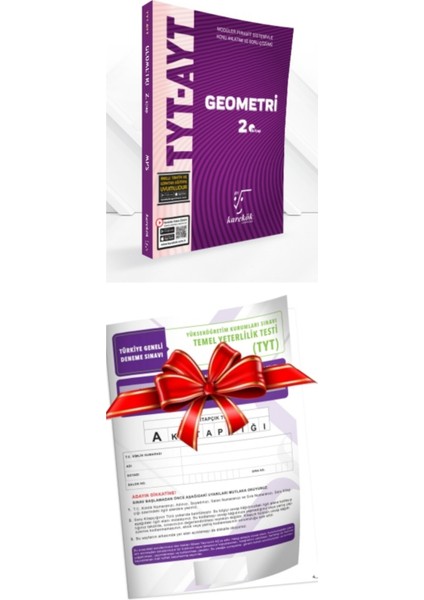TYT-AYT Geometri 2.kitap Mps (Modüler Piramit Sistemi) + TYT Deneme..!