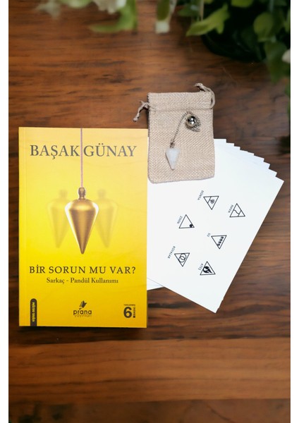 Ay Taşı Doğal Taş Pandül Tam Set Sarkaç