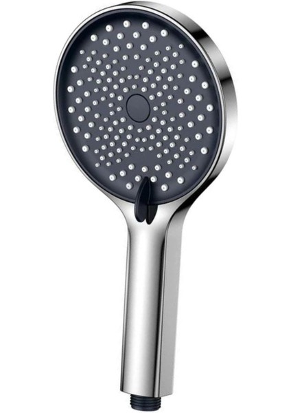 Geniş Kafalı Siyah Büyük Kaliteli Tazyikli Sağlam 5 Fonksiyonlu Siyah Krom Gövde Duş Başlığı indirimleri