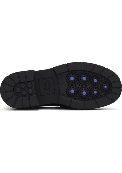 Kadın Siyah Spherica Deri Maskülen Loafer D36VDI00043C9999