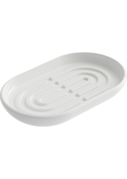 Bocchi Uovo 3023-001-0002 Sabunluk Seramik Parlak Beyaz