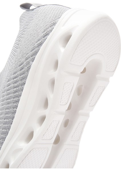 Zero Kadın Gri Kalın Tabanlı Sneaker 24SFD49576F