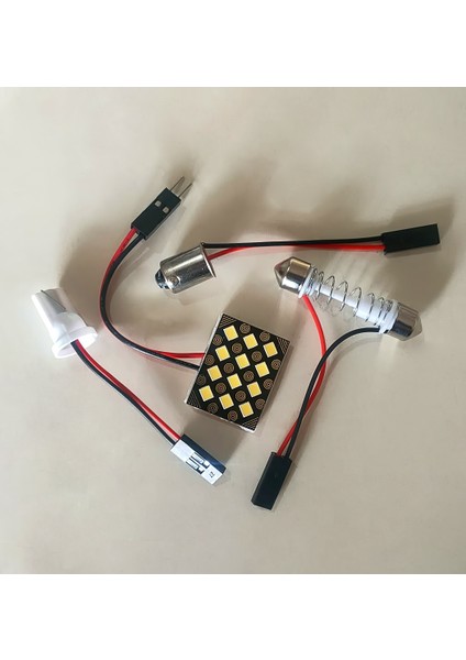 Oto Tavan Cob LED 12V 12 LED Beyaz (25MMX20MM)