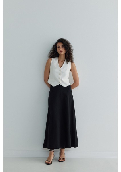Siyah Serena Kloş Etek