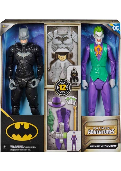 Dc Comics Batman Adventures Batman Vs The Joker Figür 30 cm