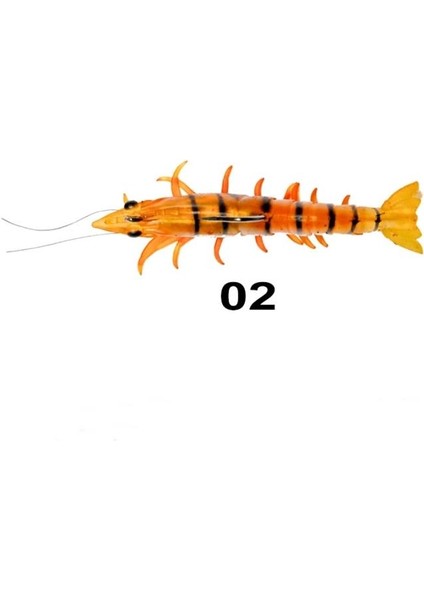 Real Shrimp 7.6cm 12GR Silikon Karides Yem