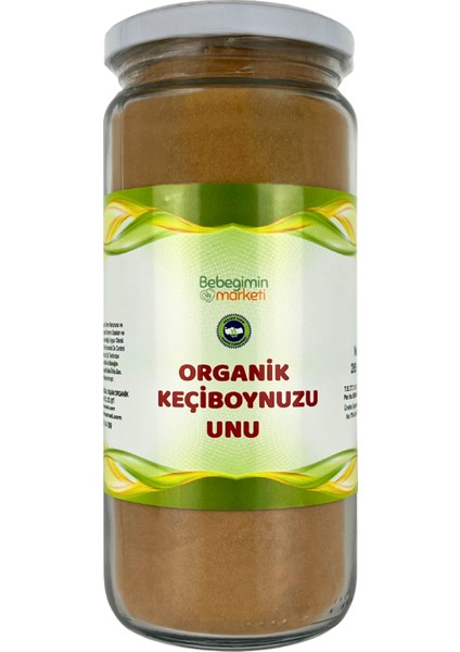 Bebeğimin Marketi Organik Keçiboynuzu Tozu ( Unu ) 285 gr