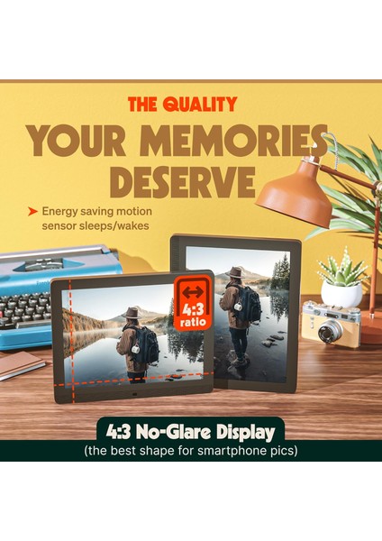 Pix-Star 15 Inc Wifi Dijital Resim Çerçevesi - Video ve Fotoğrafları Paylaşın modelleri