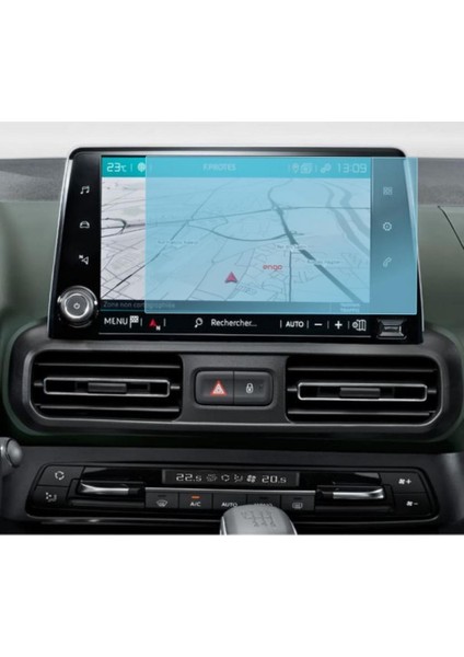 Citroen Berlingo 8 Inç Multimedya Ekran Koruyucu Şeffaf