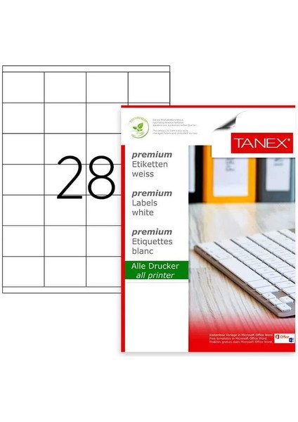 Laser Etiket Kod 2028 x 52.5mm x 41MM fiyatları