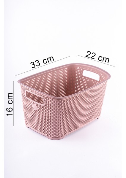 3 Adet Çok Amaçlı Plastik Tutacaklı Organizer Damla Sepet - Dolap Içi ve Banyo Düzenleyici Sepet fiyatları