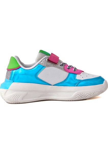 Pink Kız Trend Renkli Tabanlı Cırt Cırtlı Çocuk Sneaker modelleri