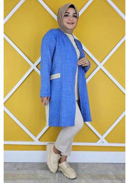Kadın Broş Detaylı Kimono Tesettür Takım modelleri
