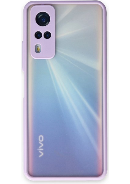 Vivo Y53S Kılıf Montreal Silikon Kapak - Mor